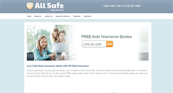 Desktop Screenshot of allsafeinsurancegroup.com
